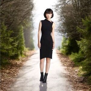 Hermut Lang Gala Body Contusion Dress Black Size M